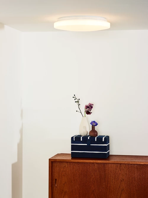 Lucide OTIS - Flush ceiling light - Ø 34 cm - LED - 1x24W 3000K - Opal - atmosphere 1